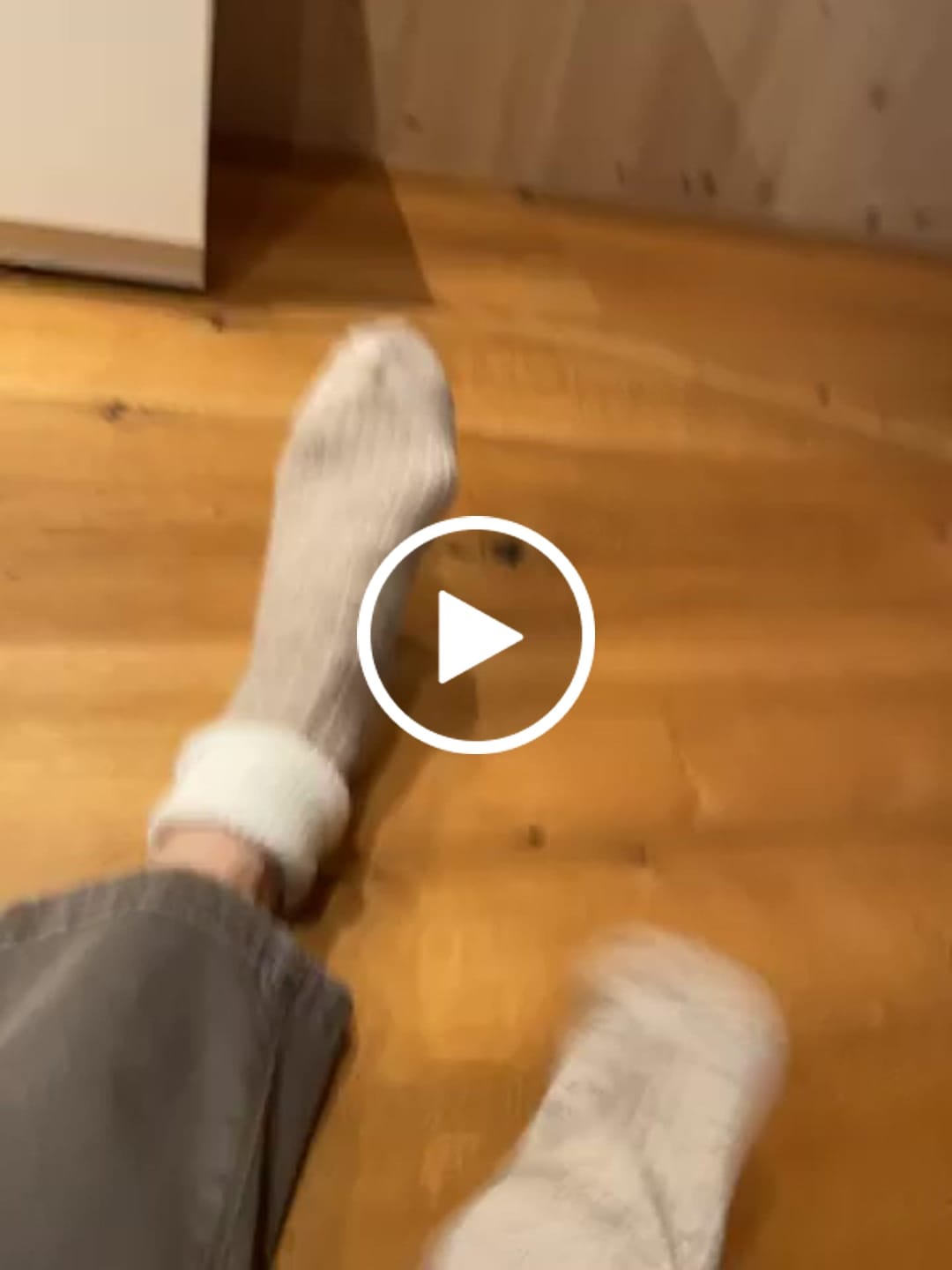 Customer video review of Alpaka Umschlagsocken