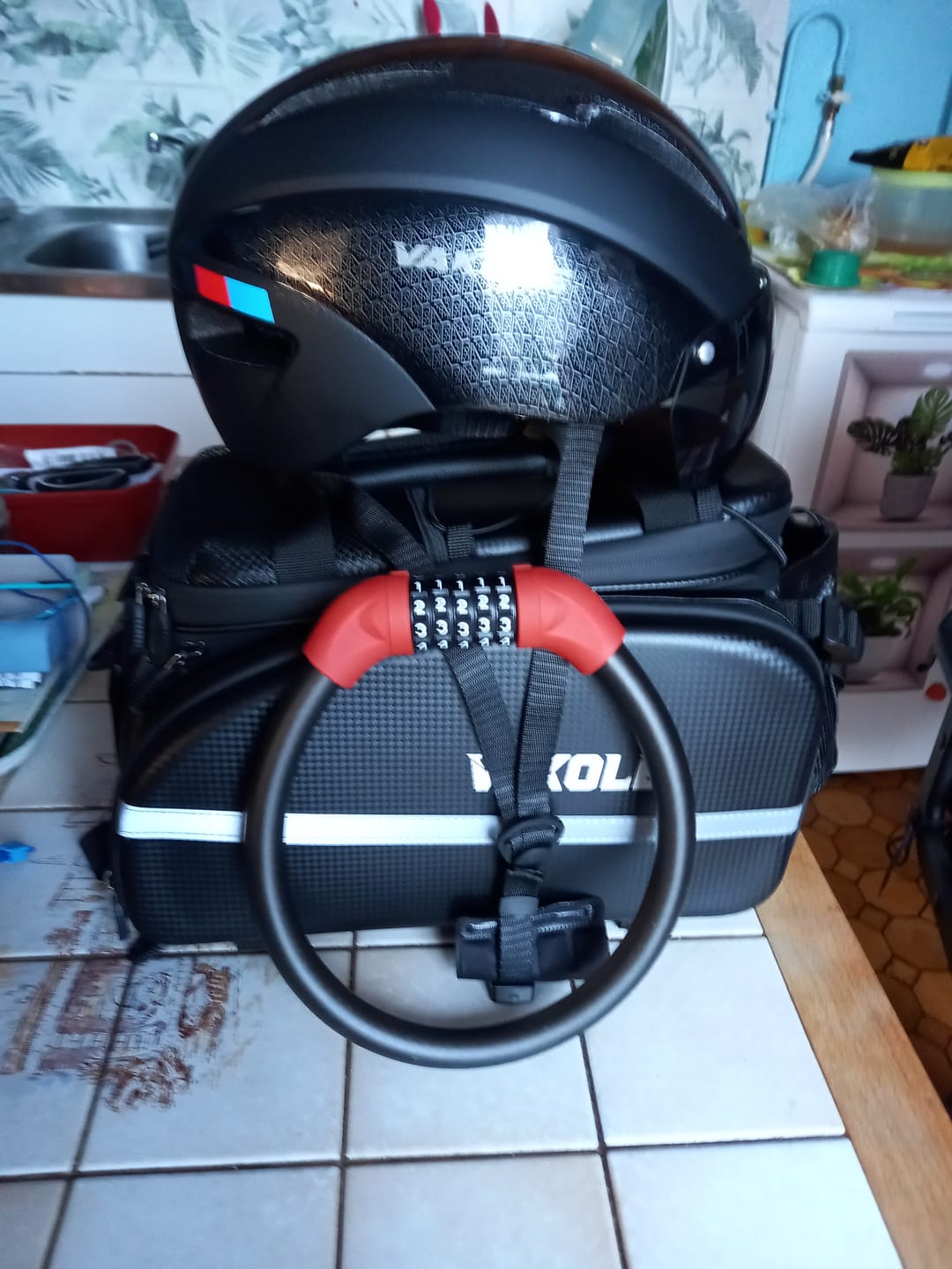 Customer photo review of Bike Accessories Combo