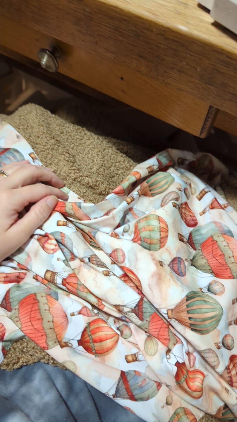 Customer photo review of Plain Sheep Loop Boucle Fabric