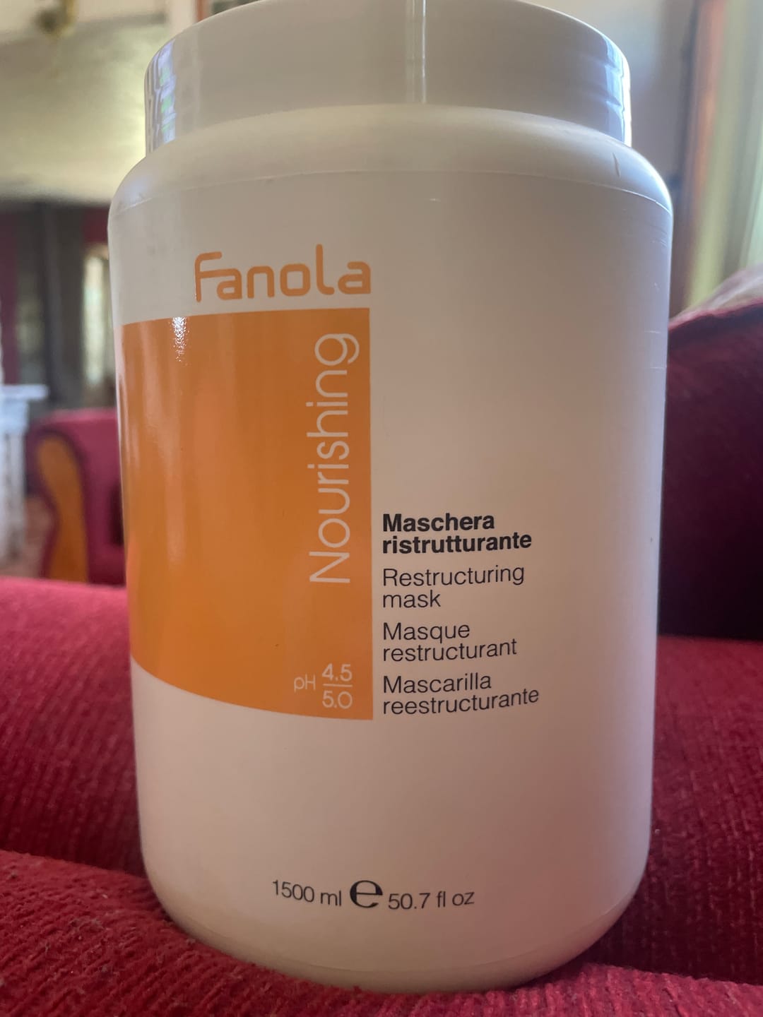 Customer photo review of Mascara Nutritiva Reestructurante Fanola