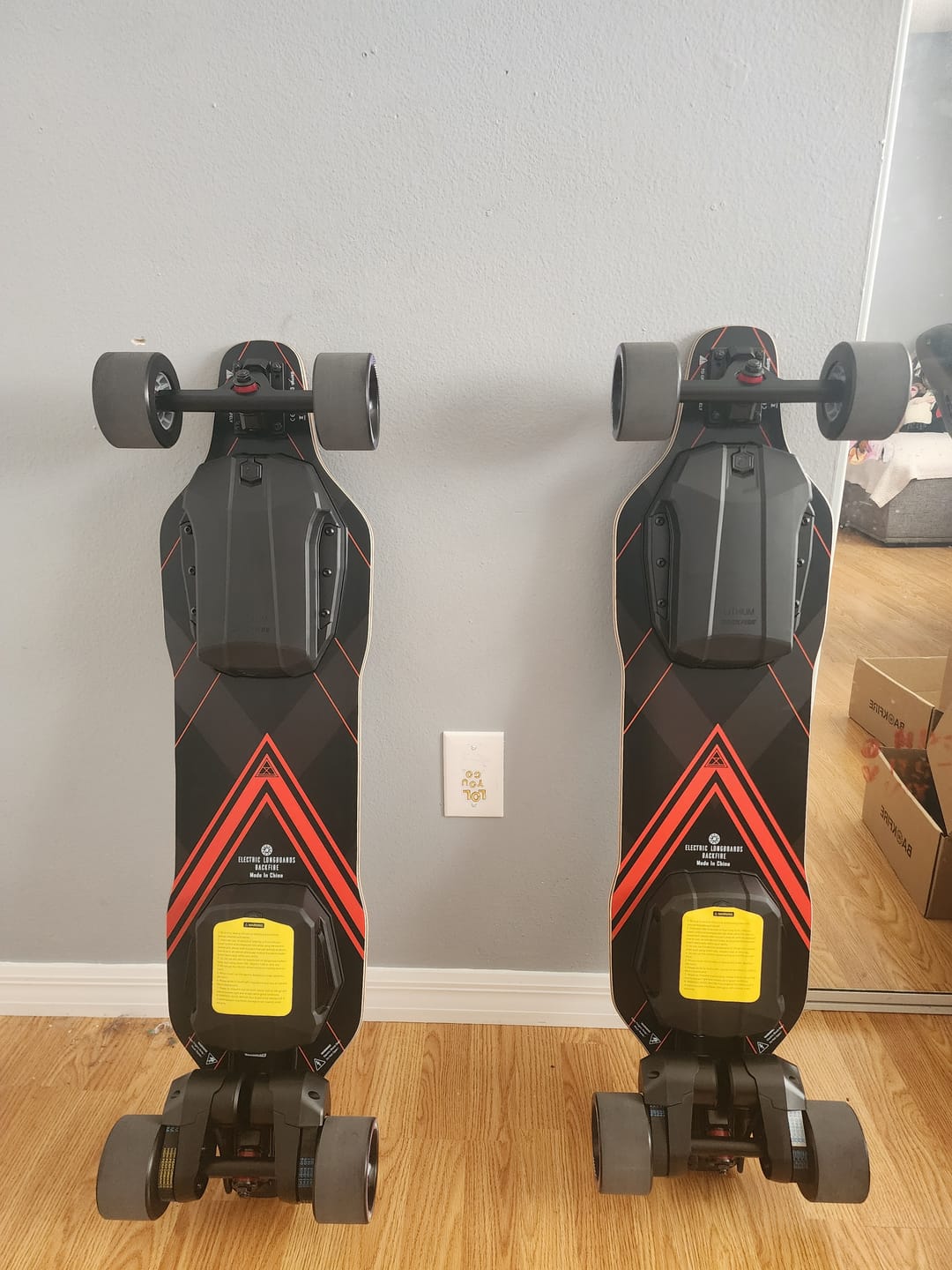 Customer photo review of Backfire G2Z Belt Electric Skateboard