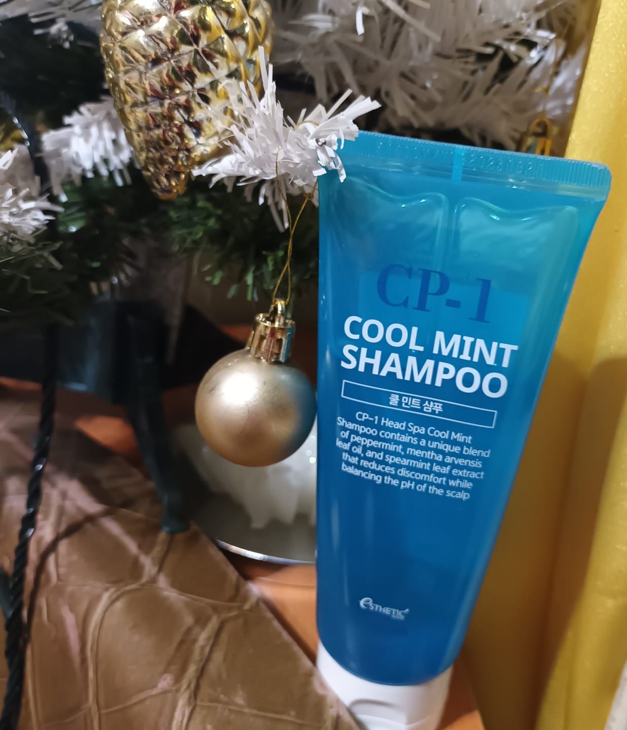 Customer photo review of Atvēsinošs šampūns ar piparmētru CP-1 Head Spa Cool Mint Shampoo