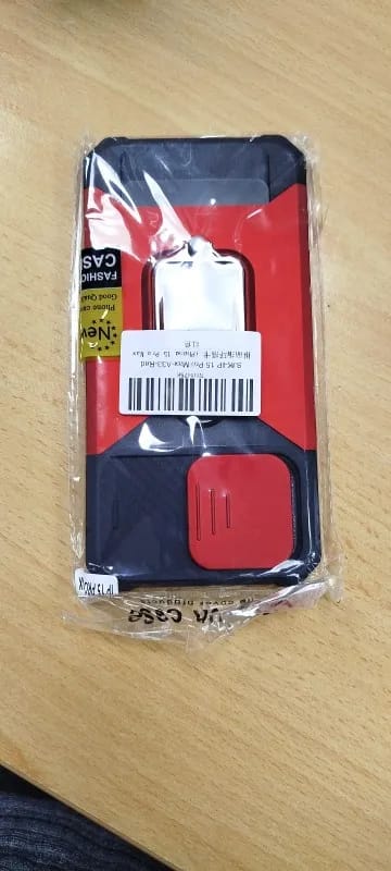 Customer photo review of LuxuryKase LK177 Camera Slide Protection Card Holder Heavy Protective Ring Magnetic Kickstand Armor Case Cover For iPhone 13 14 15 Plus Pro Max
