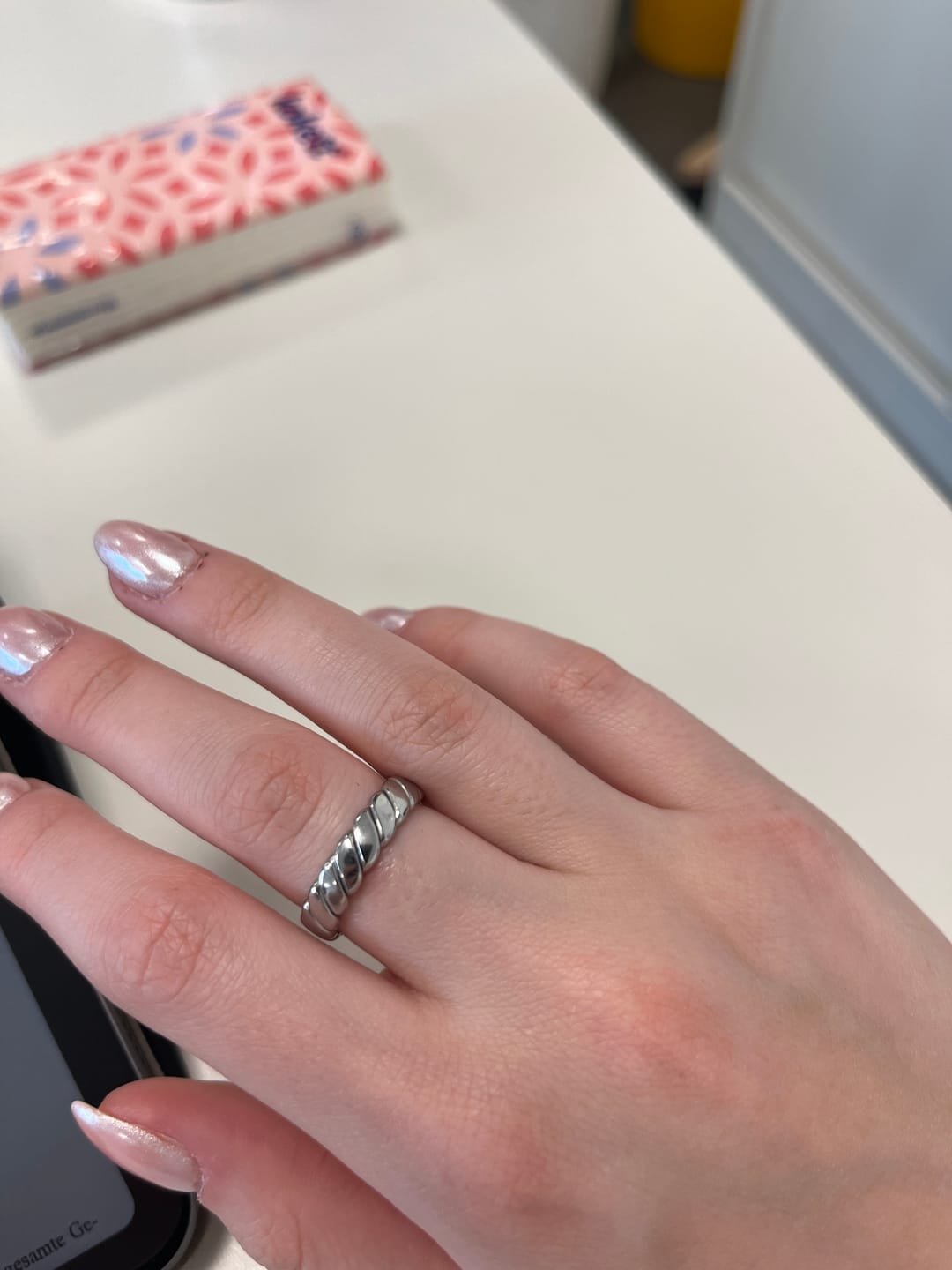 Customer photo review of Cavo Ring | 18K vergoldet