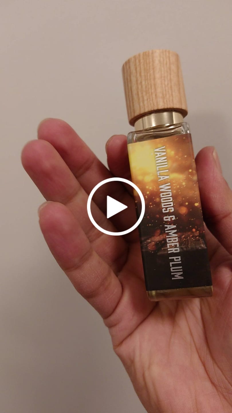 Customer video review of Vanilla Woods & Amber Plum