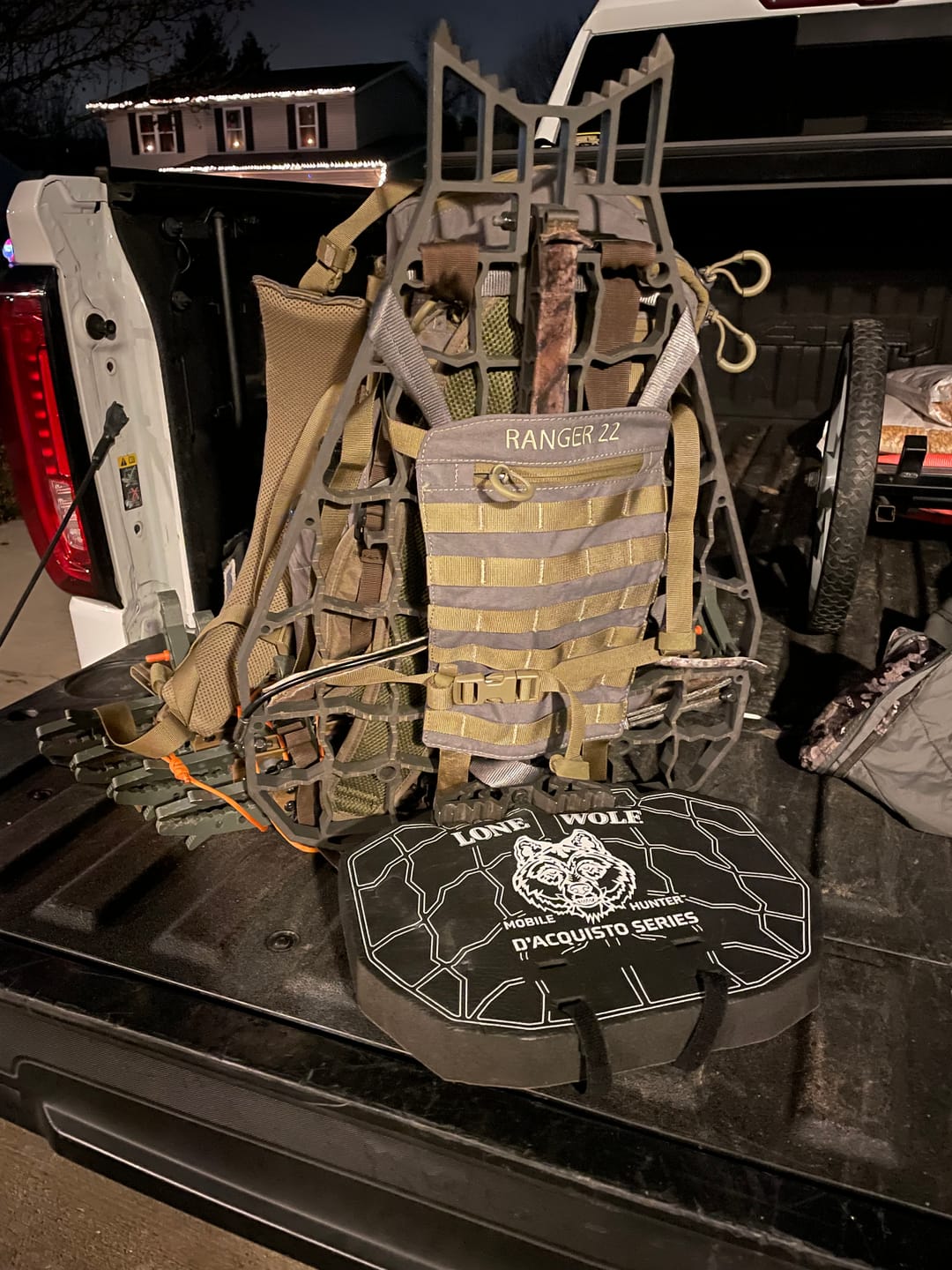 Customer photo review of HANG-ON TREESTAND SEAT