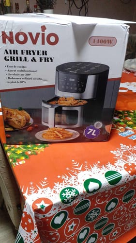 Customer photo review of Air Fryer Novio Grill & Fry