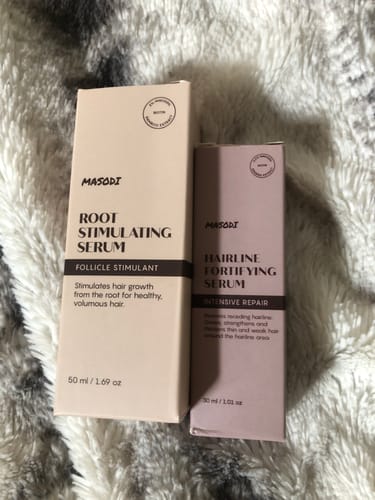 Customer photo review of Scalp Serum Set