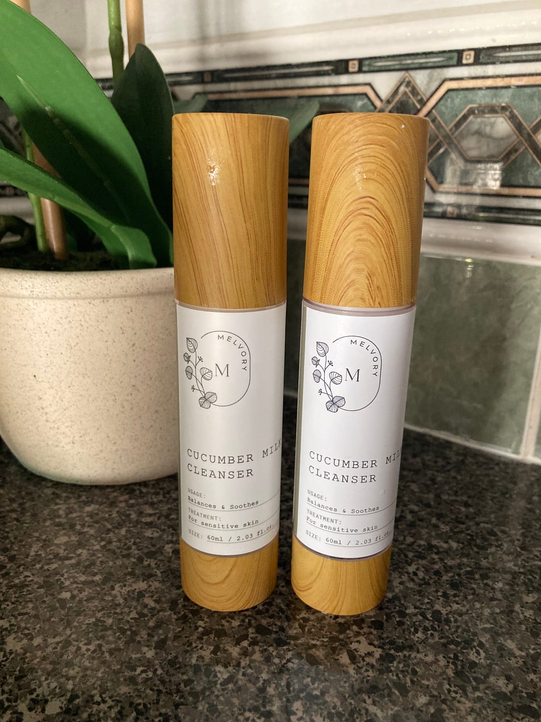 Customer photo review of Cucumber Milk Cleanser