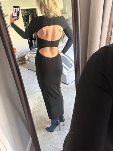 Customer photo review of Leona Dress - Black