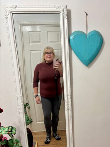 undefined review of Walkies Ready® - 1/4 Zip Base Layer - Mulberry image 1 out of 1