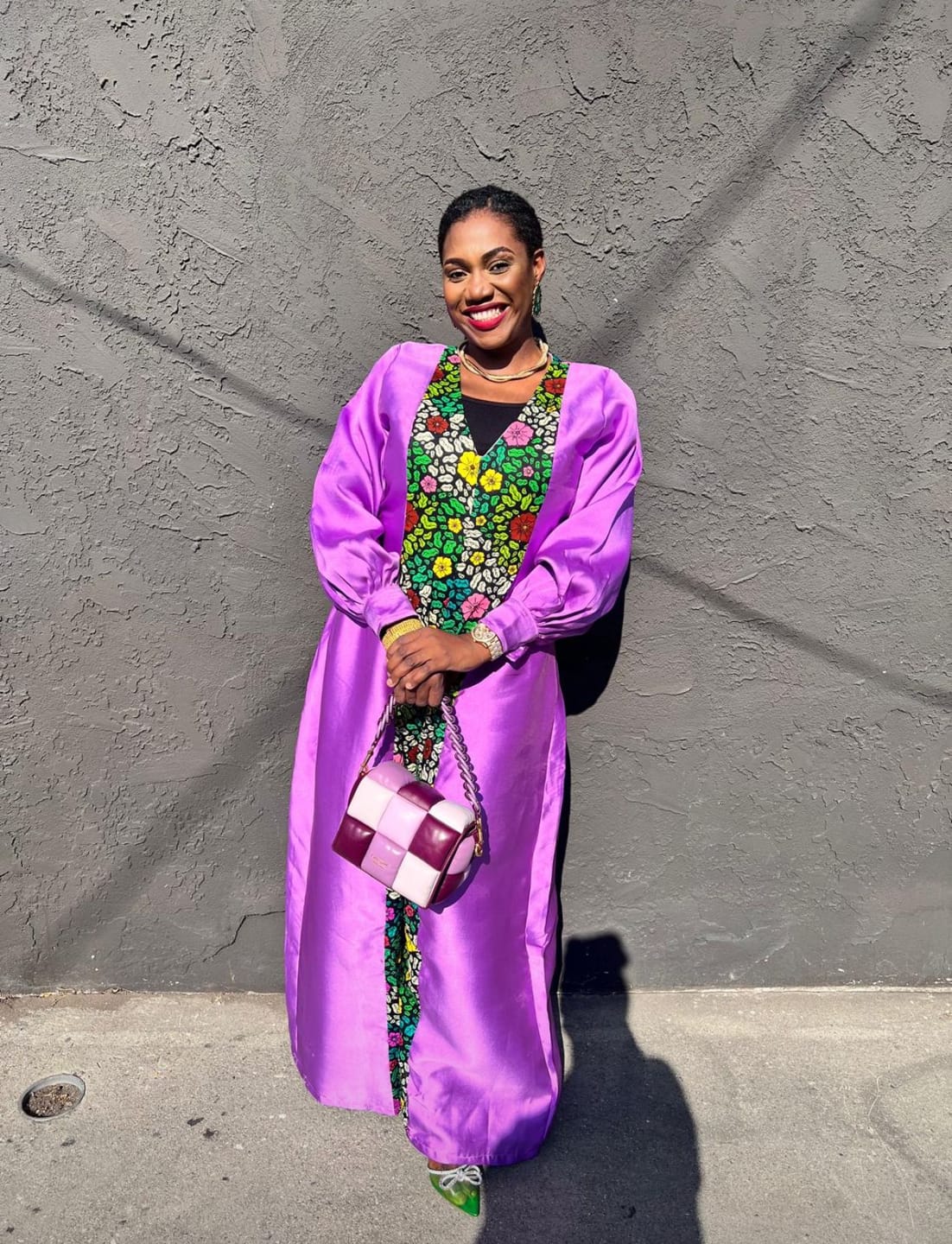 Customer photo review of Nia Jumpsuit|Blue