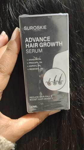 Customer photo review of Suroskie Advanced Hair Growth Serum