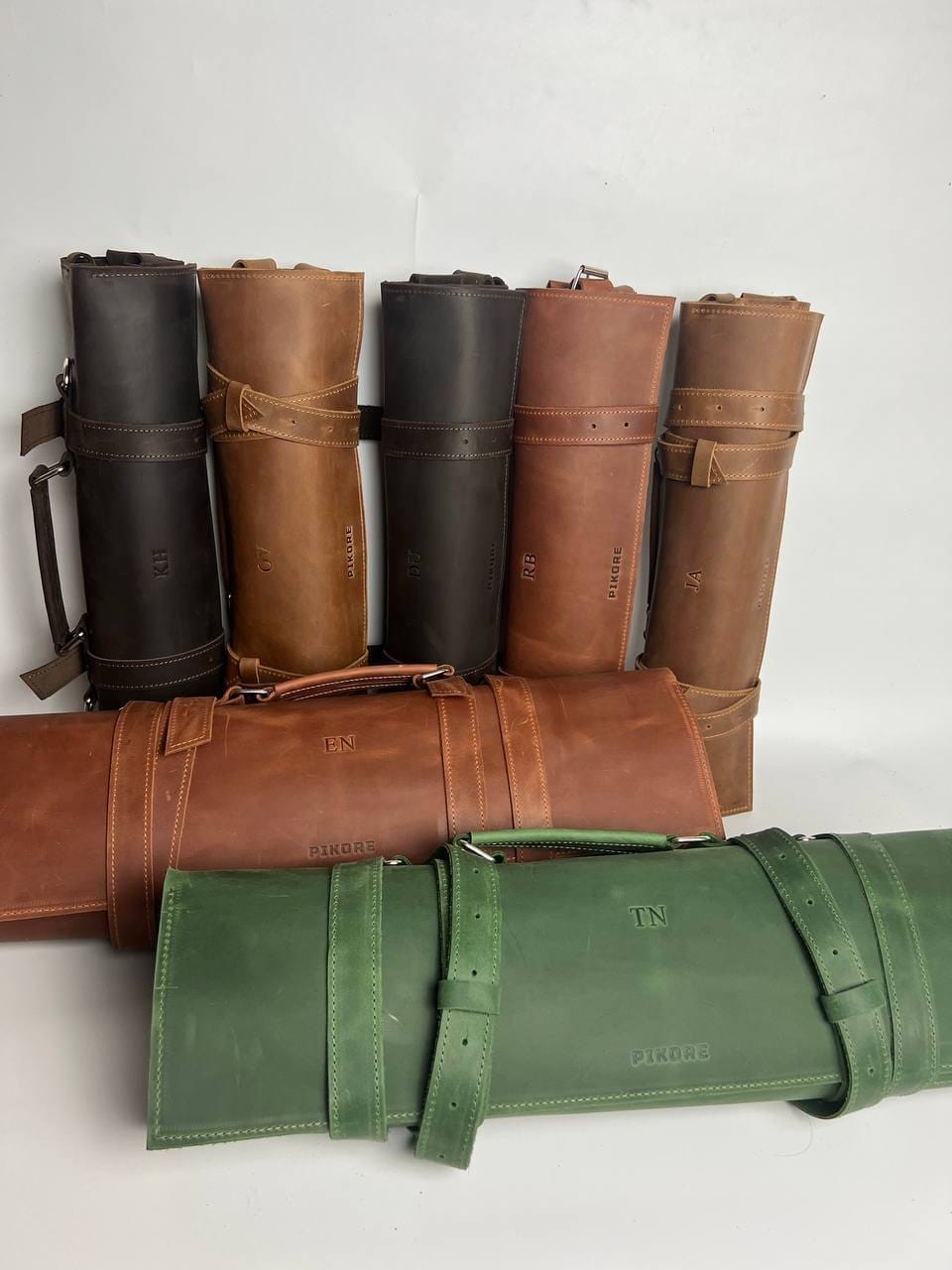 Customer photo review of The Professional's Leather Knife Roll