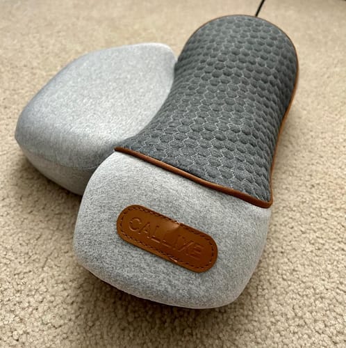 Customer photo review of Original Thera Pillow™ | Traction Massager