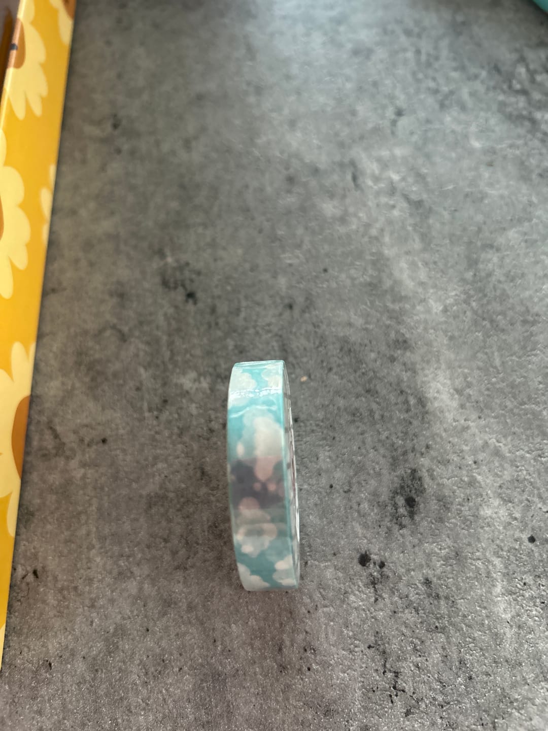 Customer photo review of Freebie Cloud Washi Tape 10mm