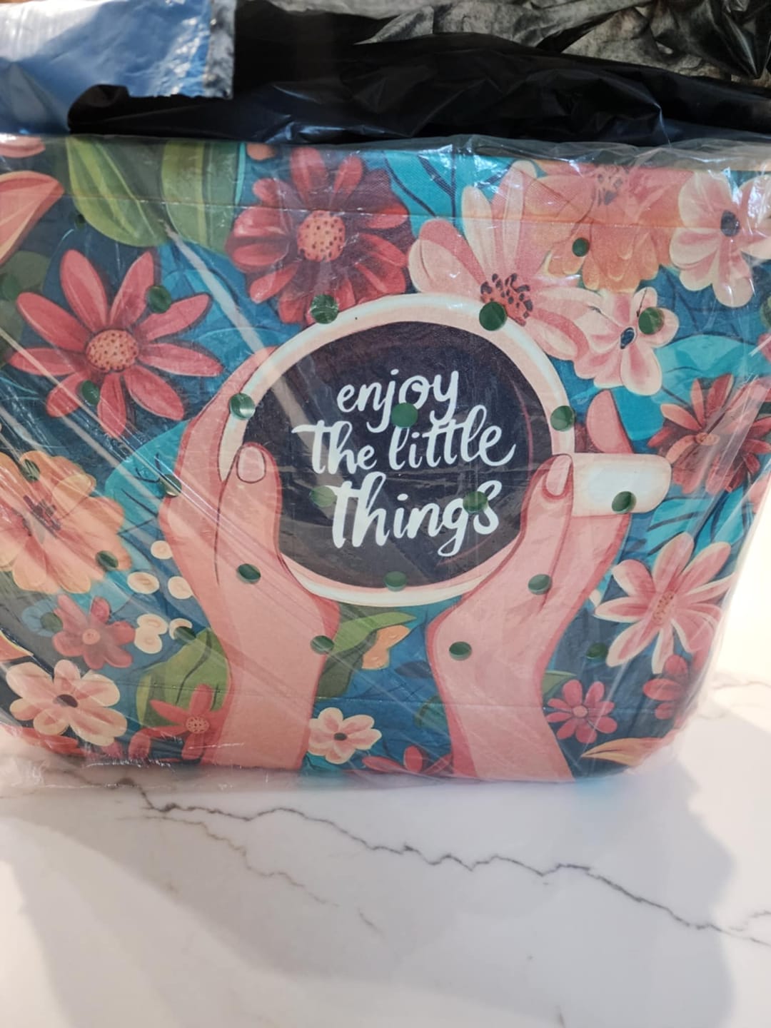Customer photo review of Spheregoods EVA Cee Bag Quilt Blocks