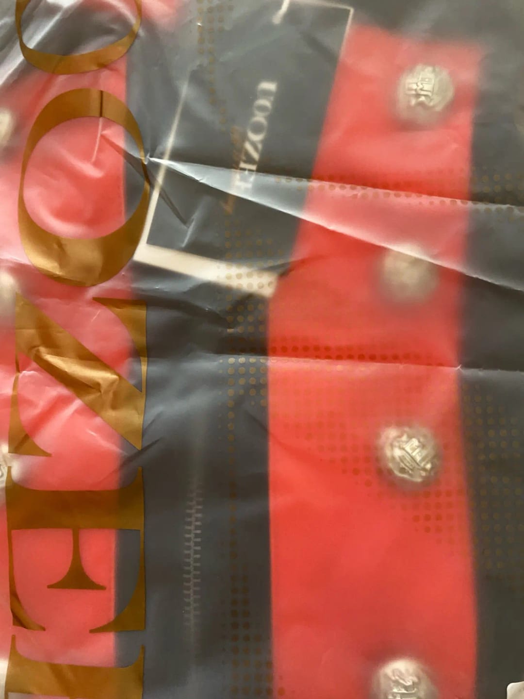 Customer photo review of Cotton-Polyester Coat Button-Embellished Stand Collar — Black | KIMLUD