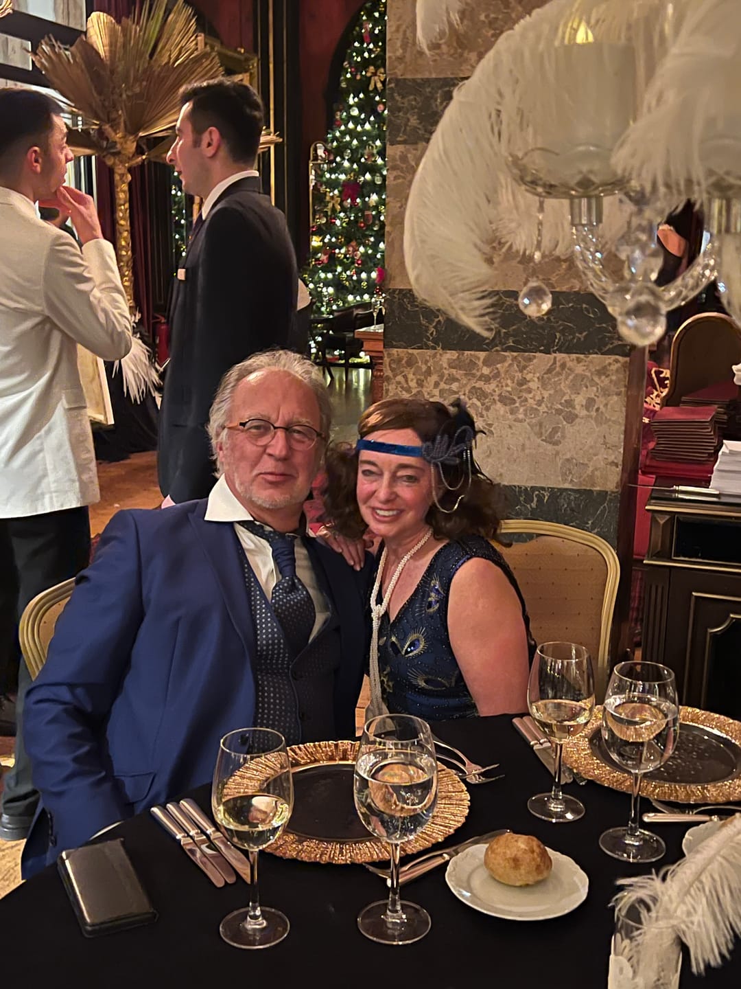 Customer photo review of Lena Flapper Dress - Blue