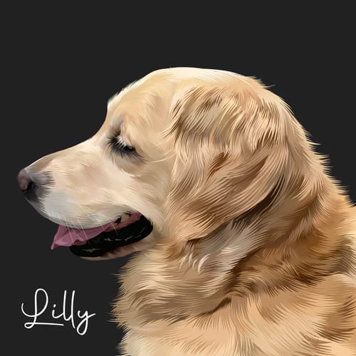 Customer photo review of Pet Art Canvas Wrap