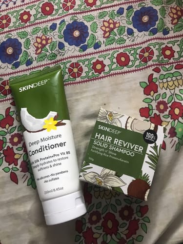 Customer photo review of Sulfate Free Hair Essentials