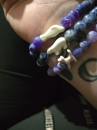 Customer photo review of STRĀ Cat Beaded Bracelet