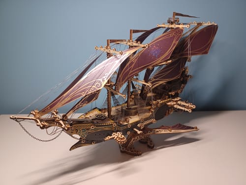 Artur K. review of Rokrgeek Future Pirate Ship Wooden 3D Model image 1 out of 4