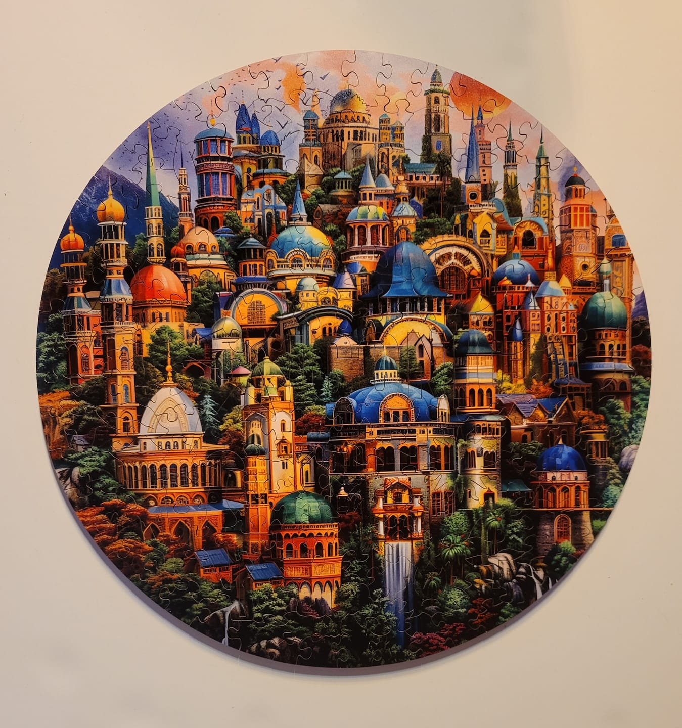 Customer photo review of Enchanted City - Wooden Puzzle