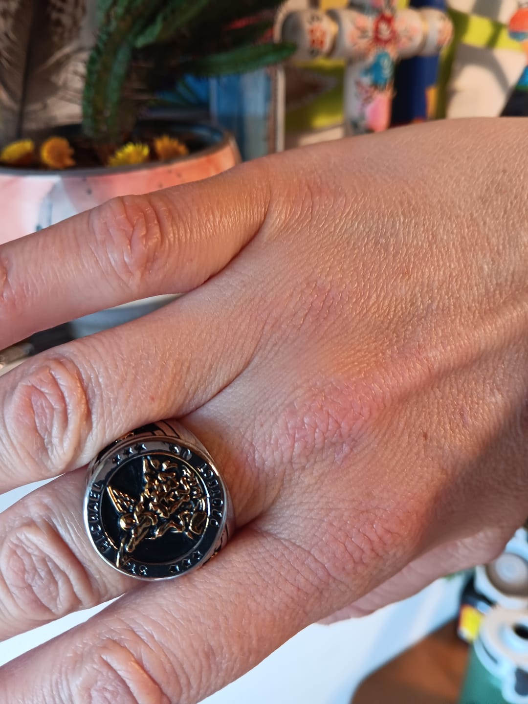 Customer photo review of ST. MICHAELS. - GOLD