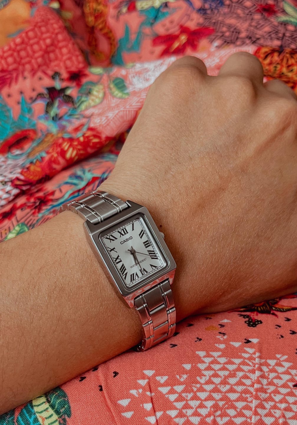 Customer photo review of Reloj Casio Tank Análogo LTP-V007D-7BUDF Acero Dial Plata