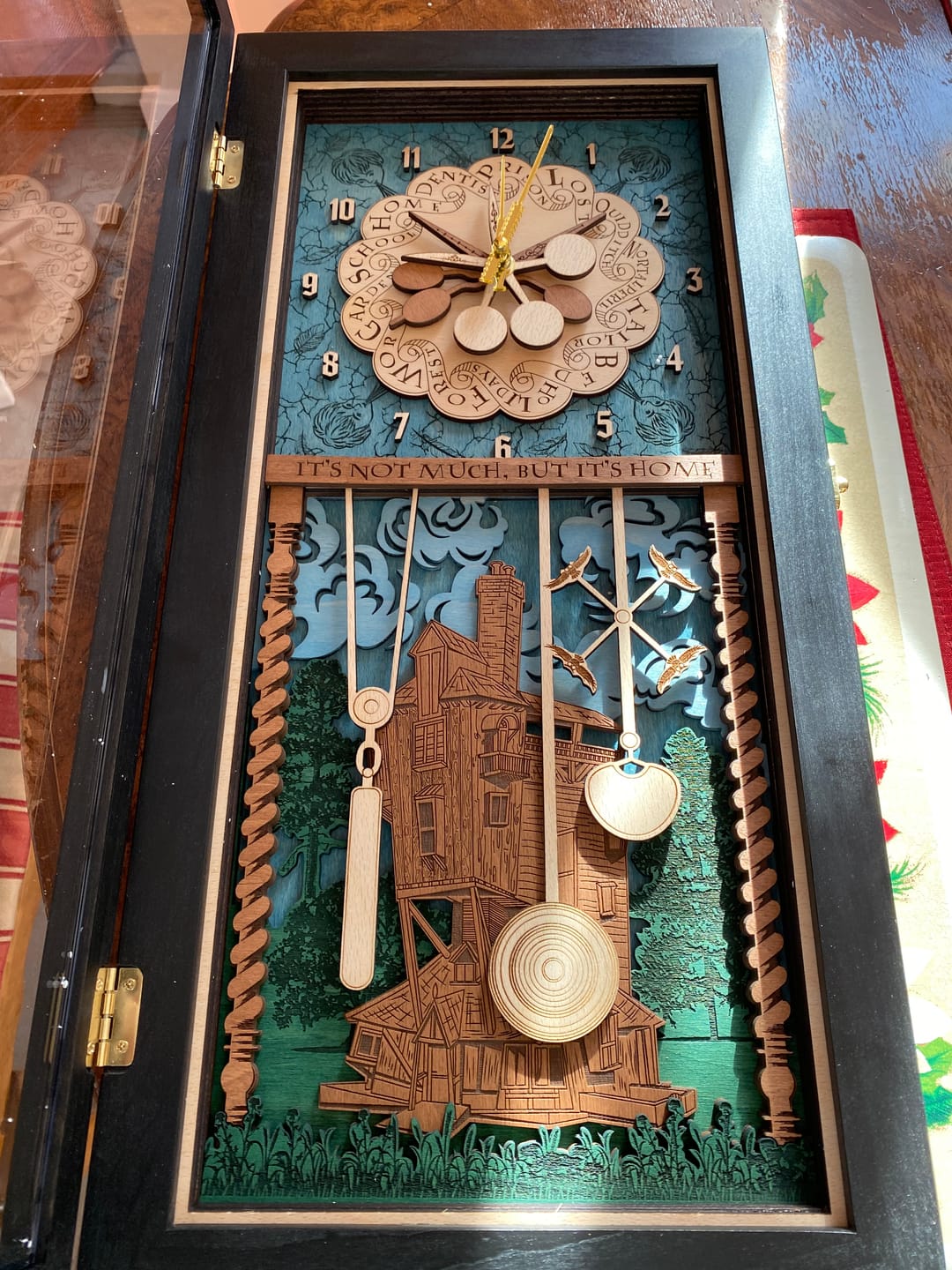 Customer photo review of WEASLEY FAMILY CLOCK