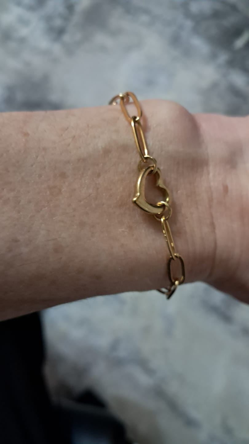 Customer photo review of Bratara Heart Link