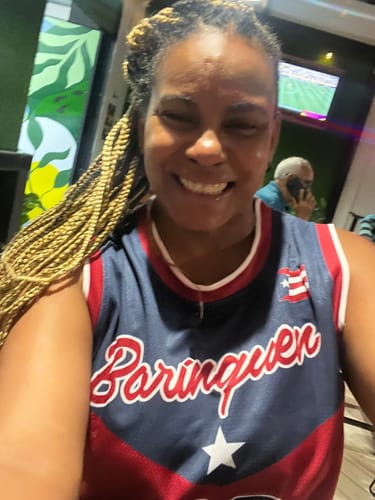 Customer photo review of Puerto Rico Custom Basketball Jersey