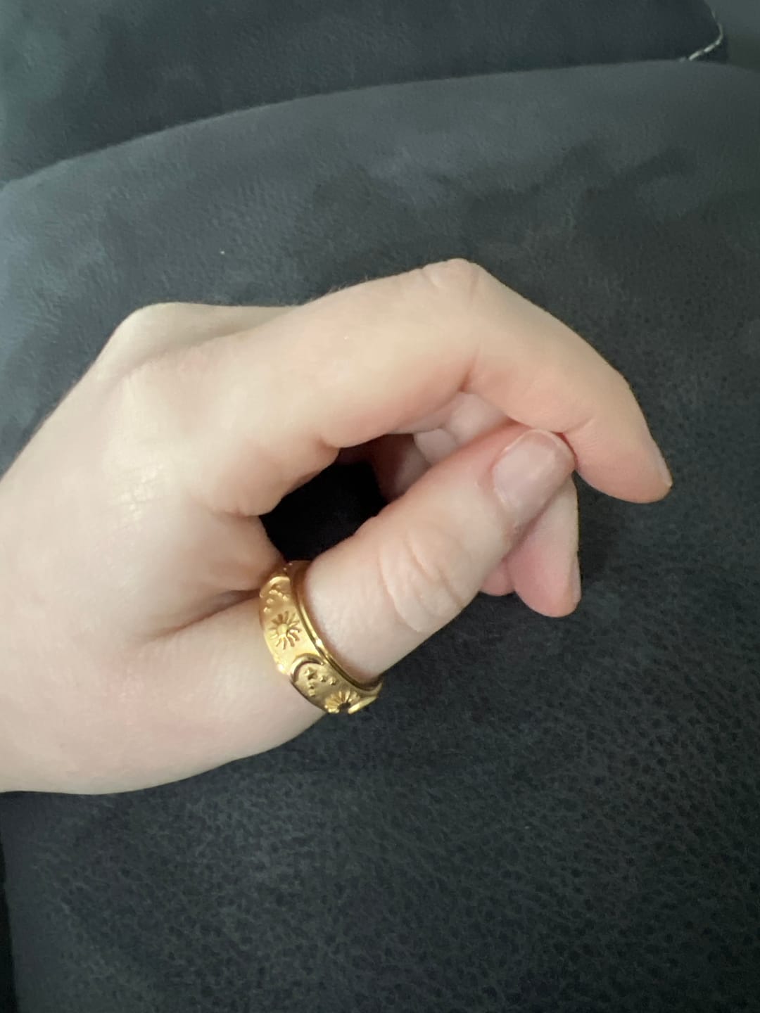 Customer photo review of Bague d'Anxiété Acier Inoxydable Aurora