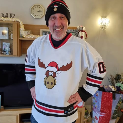Customer photo review of Christmas Style 'Griswold' Hockey Jersey