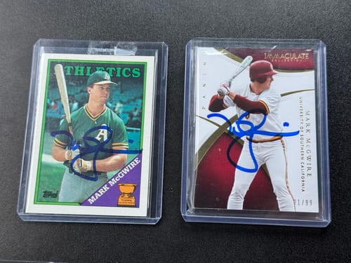 Customer photo review of Mark McGwire Autograph Signing