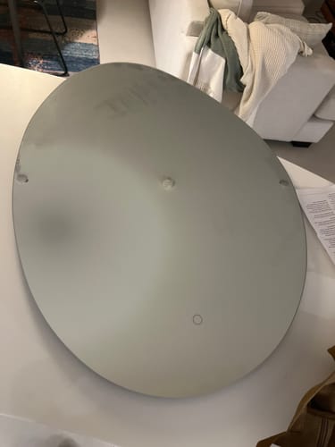 Customer photo review of Lilia Backlit Irregular Mirror (60x100CM)