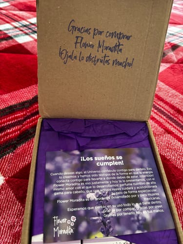 Customer photo review of Kit 3 Perfumes para cabello