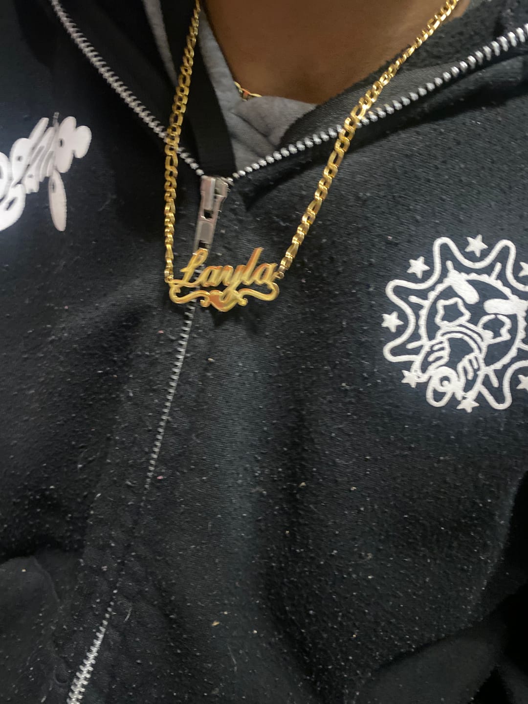 Customer photo review of Love Name Necklace