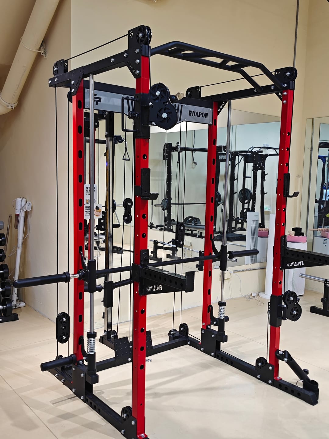 Customer photo review of EVOLPOW M2D Brute All-in-One Smith Machine Home Gym