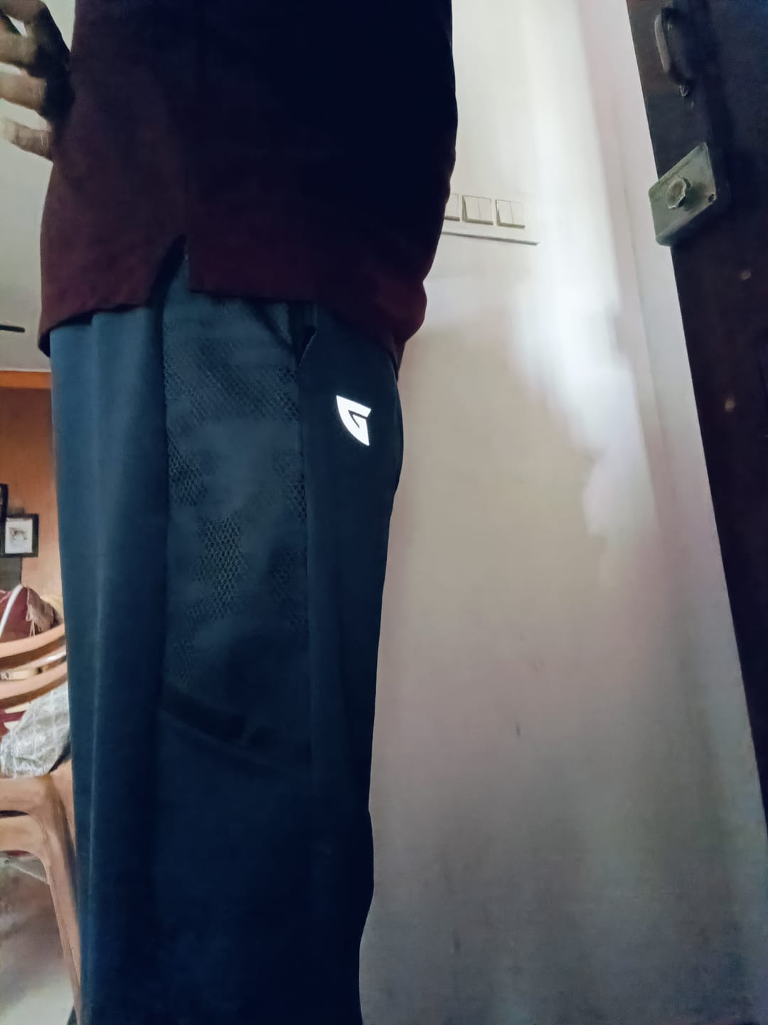 Customer photo review of KA53 Fastdry Trackpant | Majenta Blue