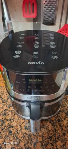 Customer photo review of Air Fryer Novio Grill & Fry