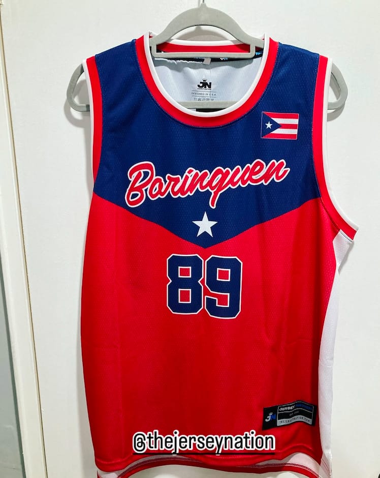 Customer photo review of Puerto Rico Custom Basketball Jersey