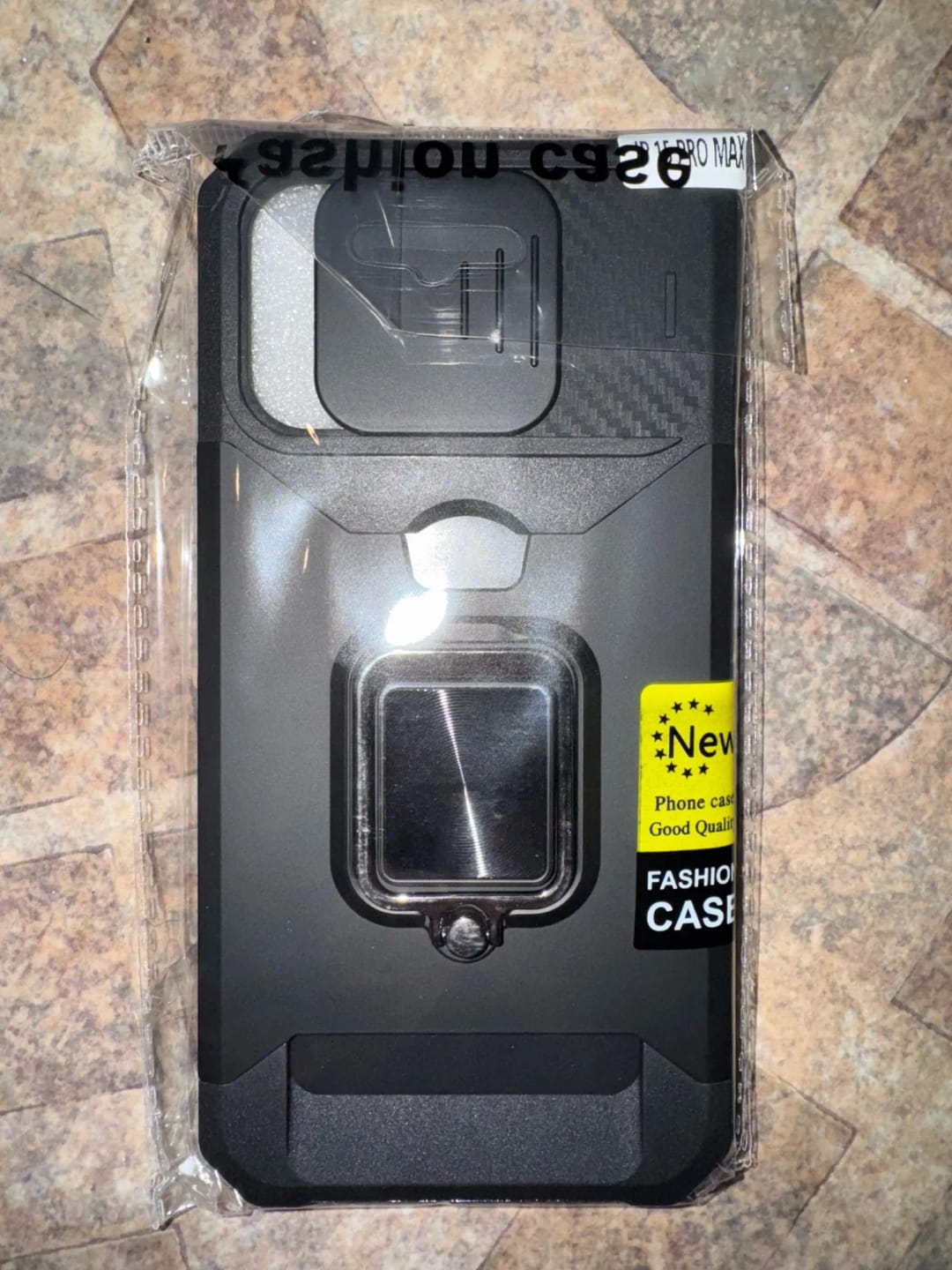 Customer photo review of LuxuryKase LK177 Camera Slide Protection Card Holder Heavy Protective Ring Magnetic Kickstand Armor Case Cover For iPhone 13 14 15 Plus Pro Max