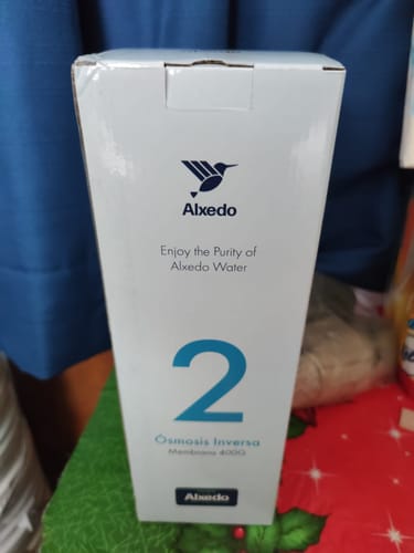 Customer photo review of Cartucho RO (Membrana de Ósmosis inversa) - ALX1