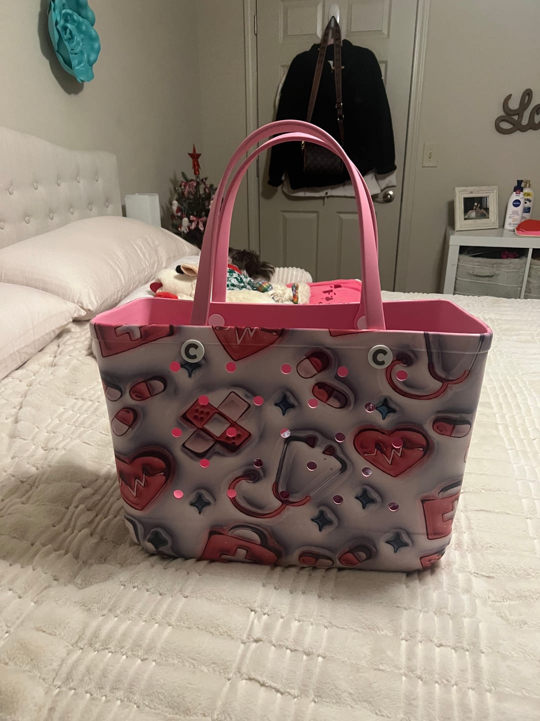 Customer photo review of Spheregoods EVA Cee Bag Quilt Blocks