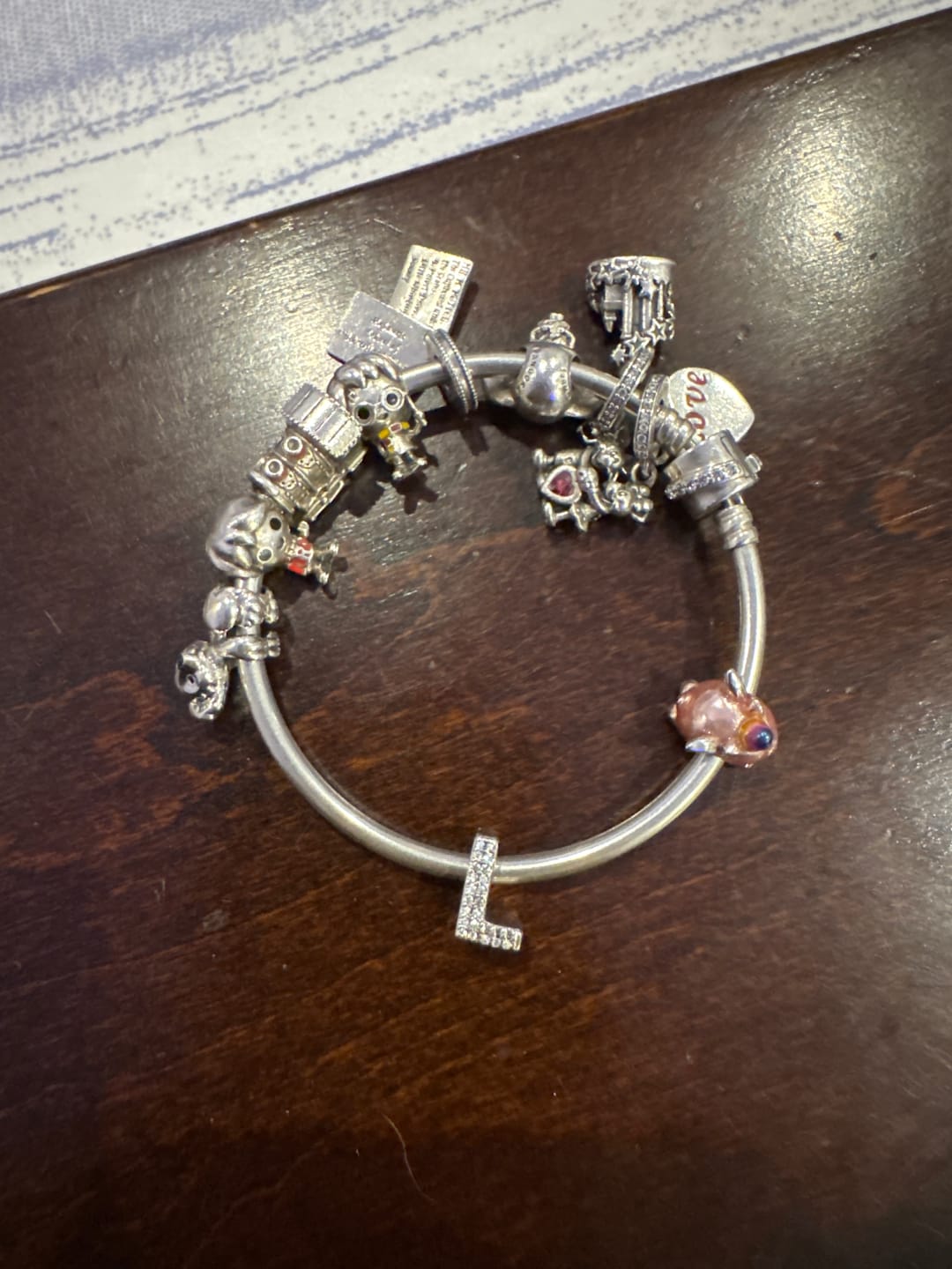 Customer photo review of Charm Letras del Alfabeto