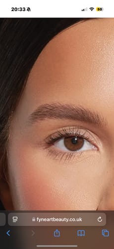 Customer photo review of FYNE STROKES BROW PEN