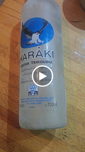 Customer video review of Cretan raki Haraki - 700ml
