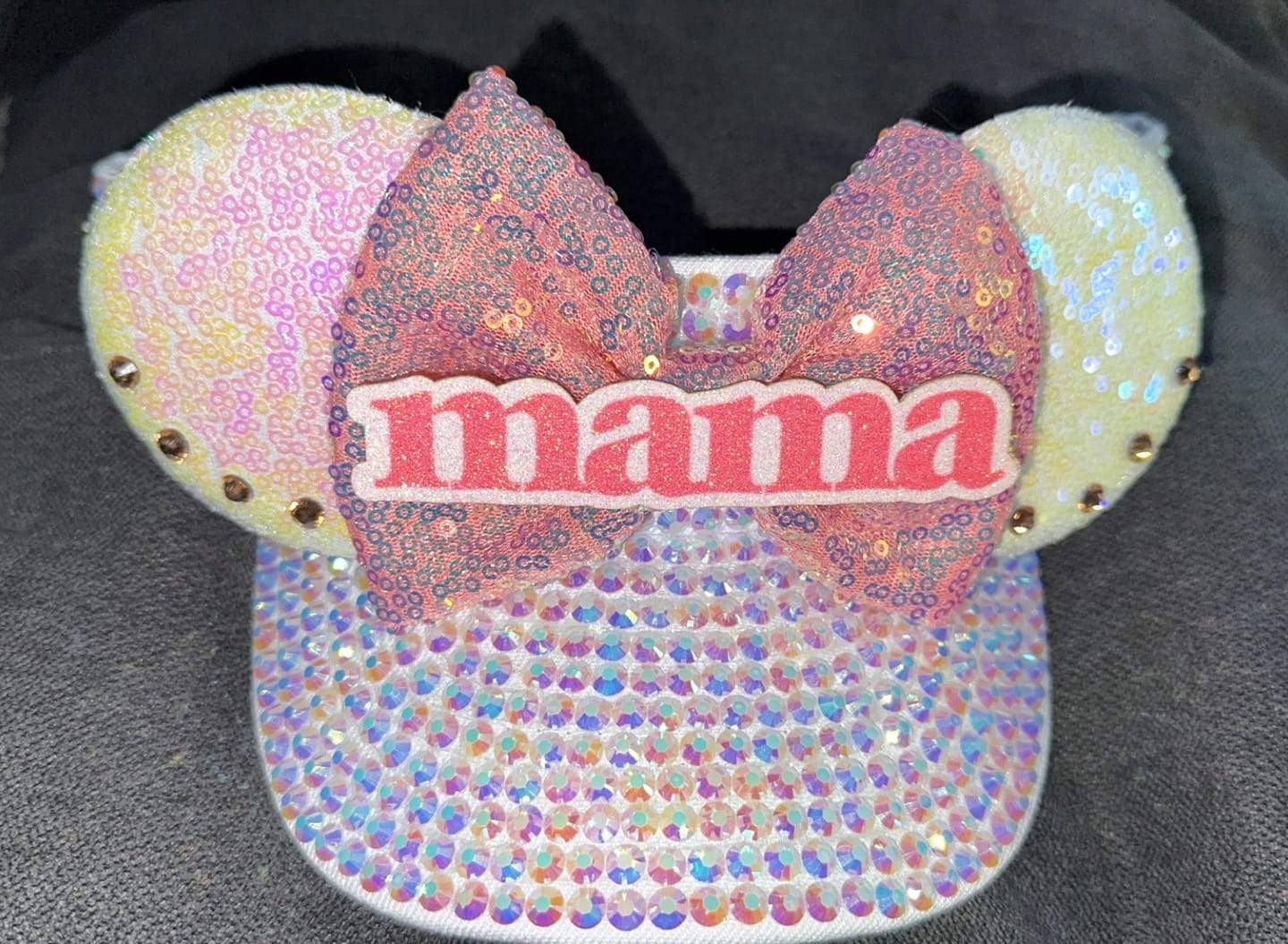 Customer photo review of Turn Mickey Ears into Visor